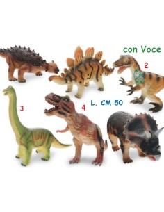 DINOSAURI SOFFICI CON SUONO CM 50 65088