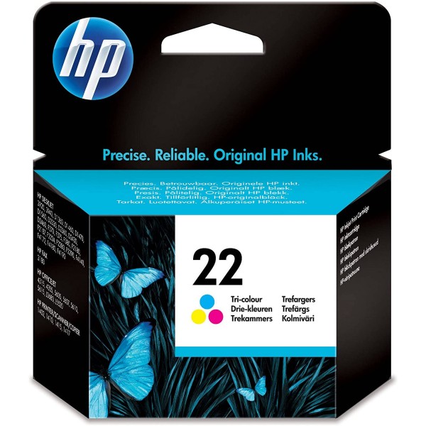 CARTUCCIA HP N 22 COLORI TRICROMIA C9352AE