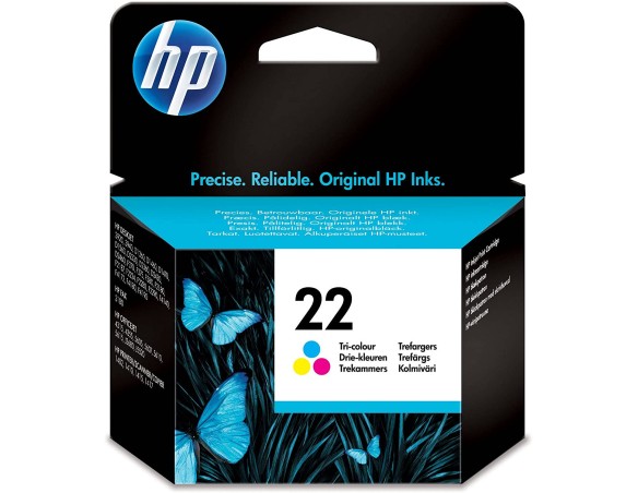 CARTUCCIA HP N 22 COLORI TRICROMIA C9352AE