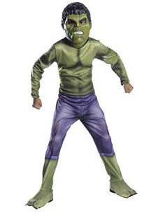 COSTUME VESTITO HULK CON GUANTI AVENGERS 630437