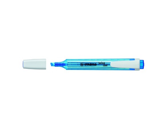EVIDENZIATORE STABILO SWING COOL COLORE AZZURRO