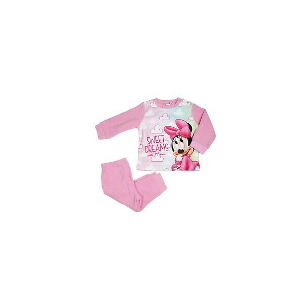 PIGIAMA IN PILE MINNIE BABY 0337