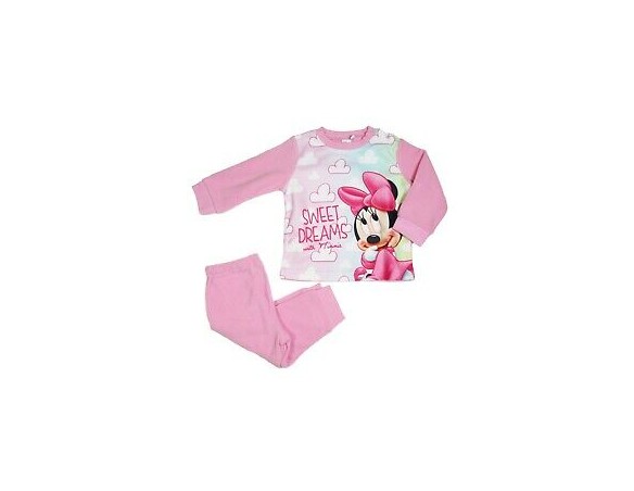 PIGIAMA IN PILE MINNIE BABY 0337