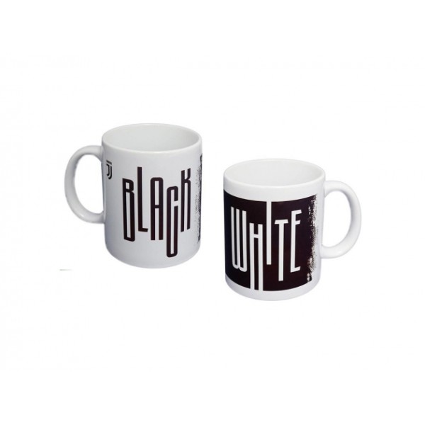 TAZZA IN CERAMICA JUVE UFFICIALE BLACK AND WHITE