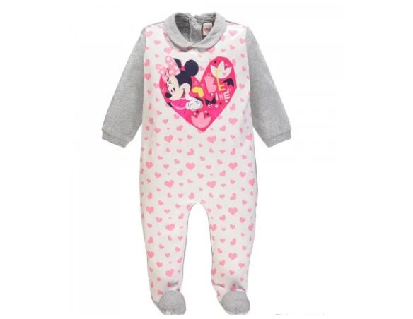 Tutina Disney in jersey Minnie Grigio Disney 3018