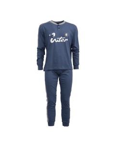 Inter | PIGIAMA COTONE INTER ADULTO BLU