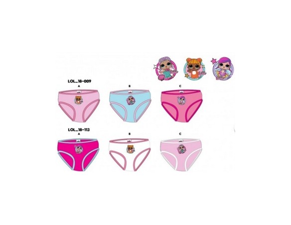Lol suprise | SLIP INTIMO LOL SURPRISE INTIMO 100% COTONE DALLA 3 ALLA 8 ANNI