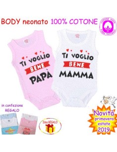 BODY TI VOGLIO BENE BODY BABY 100% COTONE 150-151 2