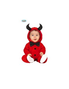 COSTUME BABY DIAVOLO VESTITO COMPLETO PER TRAVESTIMENTI...