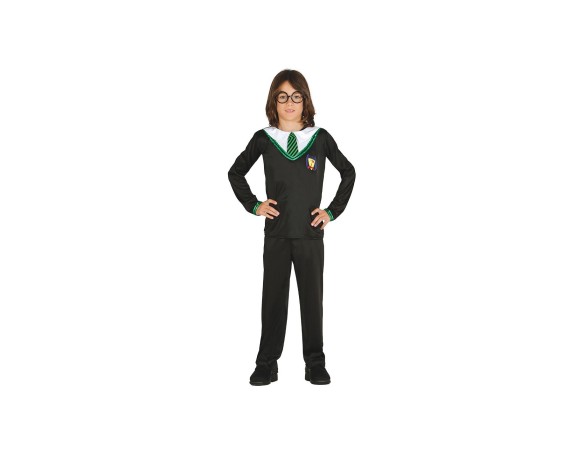 Costume Studente Apprendista Stregone Serpe Verde Harry Potter