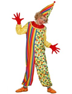 COSTUME VESTITO CLOWN BAMBINO