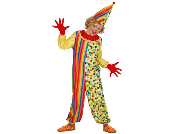 COSTUME VESTITO CLOWN BAMBINO