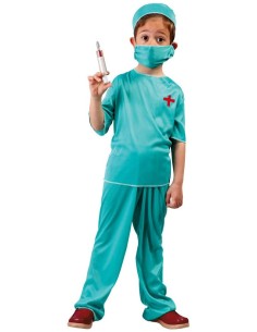 Costume Vestito Dottore Medico Chirurgo Camice Bambino