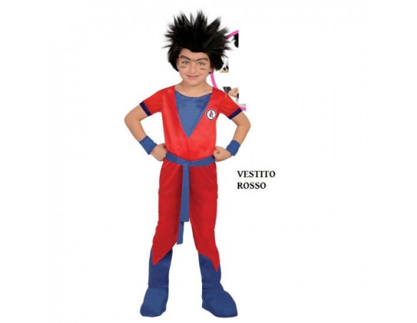 COSTUME VESTITO NINJA ROSSO  goku dragonball DRAGON BALL