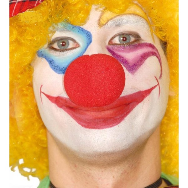 NASO CLOWN ROSSO IN GOMMAPIUMA 5CM 3983