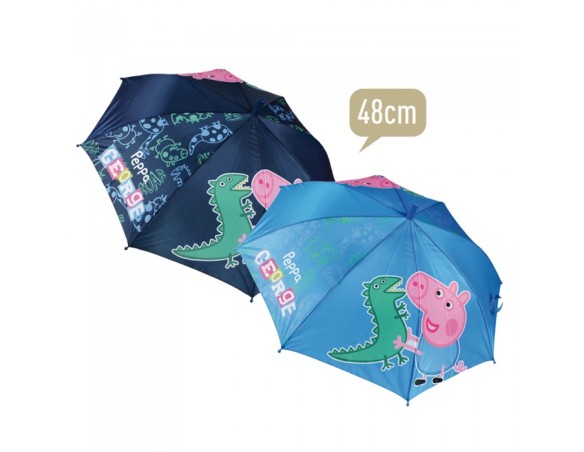Peppa Pig | OMBRELLO LUNGO PEPPA PIG GEORGE BLU / CELESTE