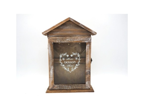 CASETTA IN LEGNO CON PORTACHIAVI 989432