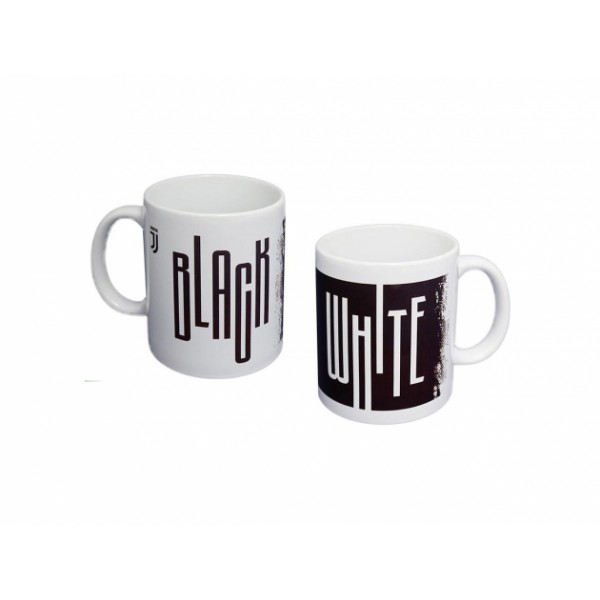 TAZZA IN CERAMICA JUVE UFFICIALE BLACK AND WHITE