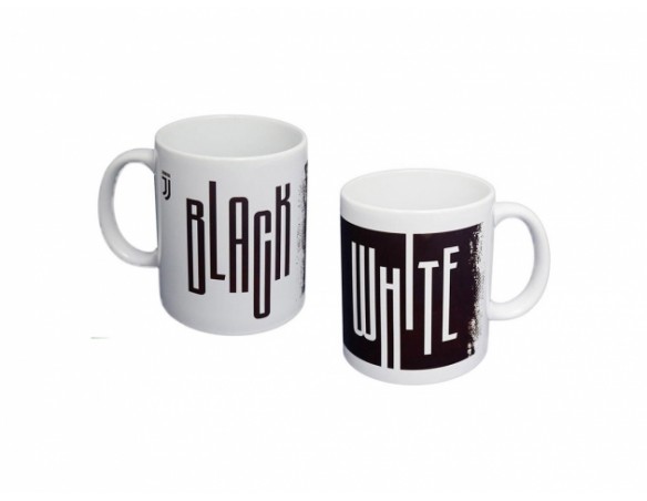 TAZZA IN CERAMICA JUVE UFFICIALE BLACK AND WHITE