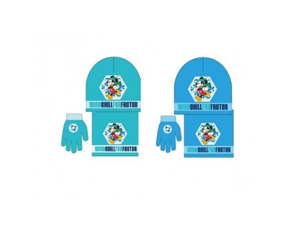 Topolino | SET CAPPELLO + SCIARPA + GUANTI TOPOLINO MICKEY
