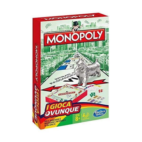 Monopoly Hasbro Gaming, Travel, Gioco in...