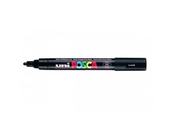 PENNARELLO UNI POSCA UNIPOSCA MM.2,5 NERO (COLORE NERO)