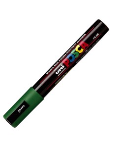 PENNARELLO UNI POSCA UNIPOSCA MM.2,5 PC5M VERDE SCURO (...