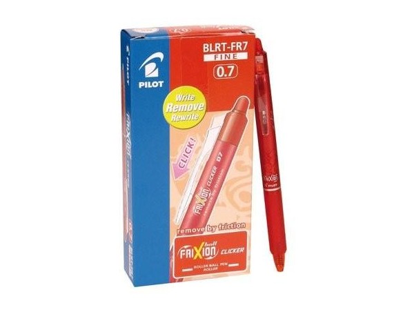 PENNA FRIXION PILOT A SCATTO rossa RICARICABILE CANCELLABILE