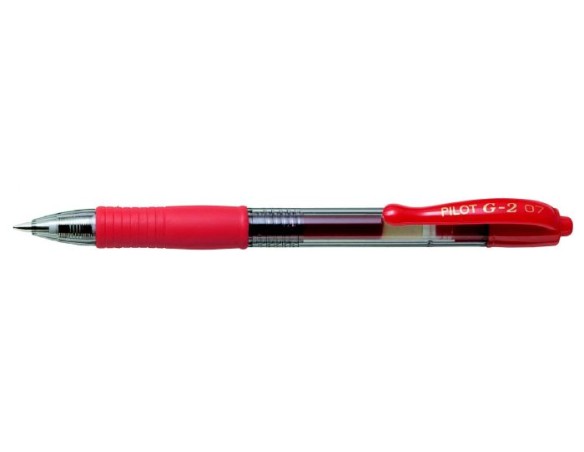 PENNA G2 MM.0,7 PILOT SCATTO ROSSA (COLORE ROSSO)