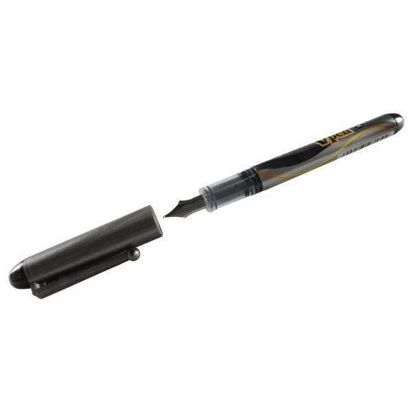 Penna stilografica nero v-pen silver pilot 7570