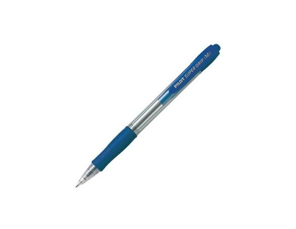 PENNA SUPER GRIP M 1,0 PILOT SCATTO BLU (COLORE BLU)