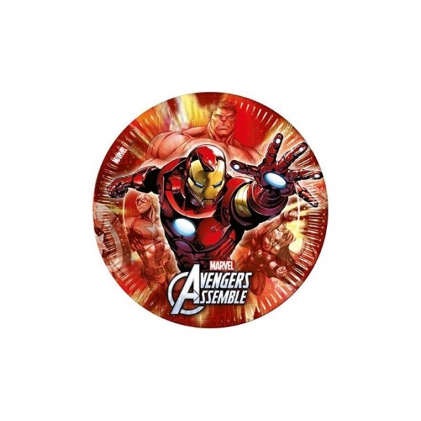 PIATTI AVENGERS 23CM 8PZ 126851