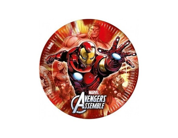 PIATTI AVENGERS 23CM 8PZ 126851