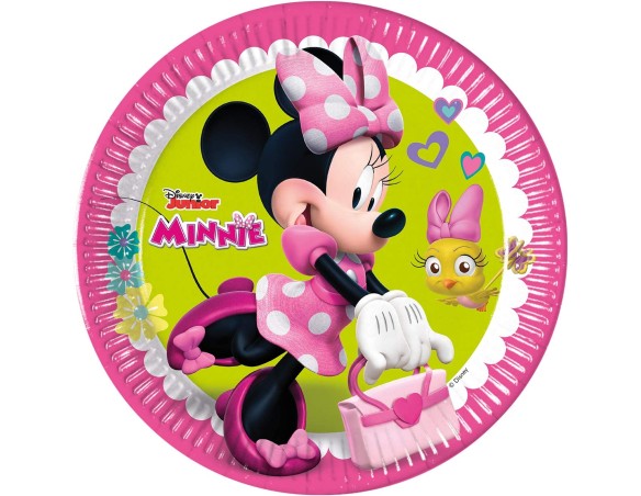 PIATTI MINNIE 8 PZ 23 CM