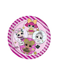 PIATTO LOL SURPRISE 23CM 8PZ  33700