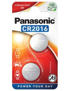PILA BATTERIA MICRO PILA PANASONIC ALCALINA 2016 2 PZ