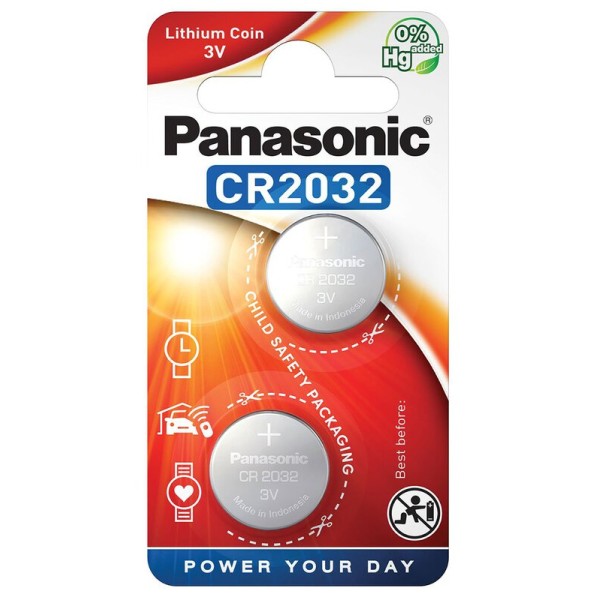 PILA MICRO PILA PANASONIC ALCALINA 2032 2 PZ