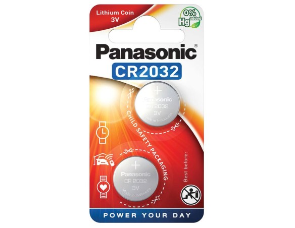 PILA MICRO PILA PANASONIC ALCALINA 2032 2 PZ