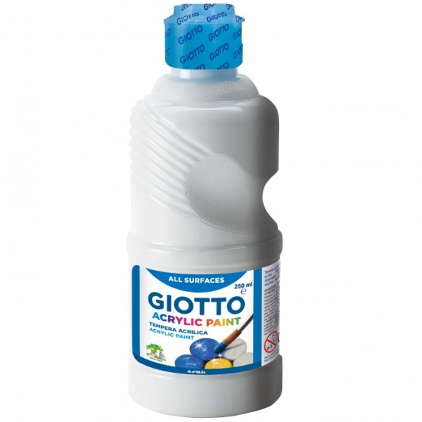 TEMPERA ACRILICA BIANCA 250 ml
