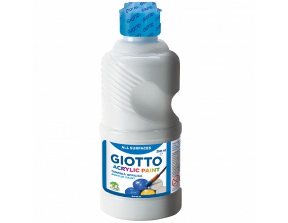 TEMPERA ACRILICA BIANCA 250 ml
