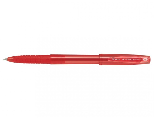 PILOT SUPER GRIP CON CAPPUCCIO ROSSO F