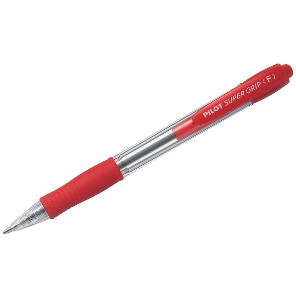 PENNA PILOT SUPER GRIP SCATTO ROSSA F 0.7