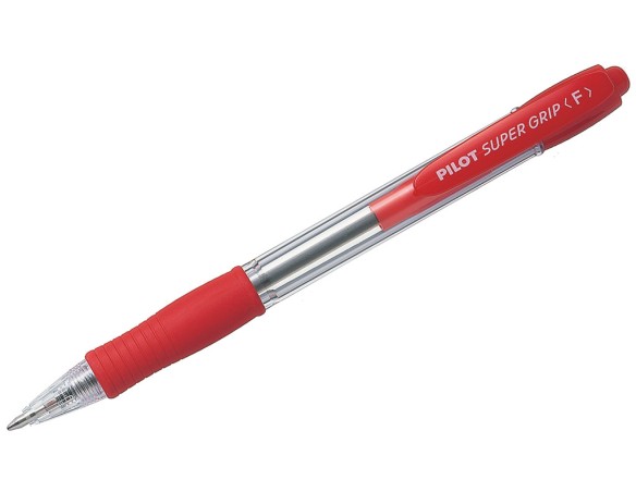 PENNA PILOT SUPER GRIP SCATTO ROSSA F 0.7