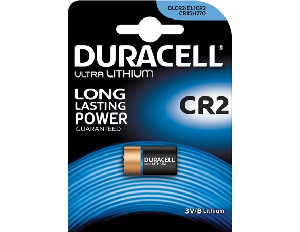 Duracell Ultra LithiumBatteria Specialistica per Foto, Stilo CR2, Confezione da 1, Nero/Bronzo