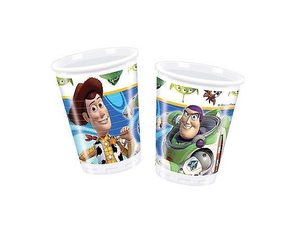 BICCHIERI FESTA FESTIVO TOY STORY 8 PZ