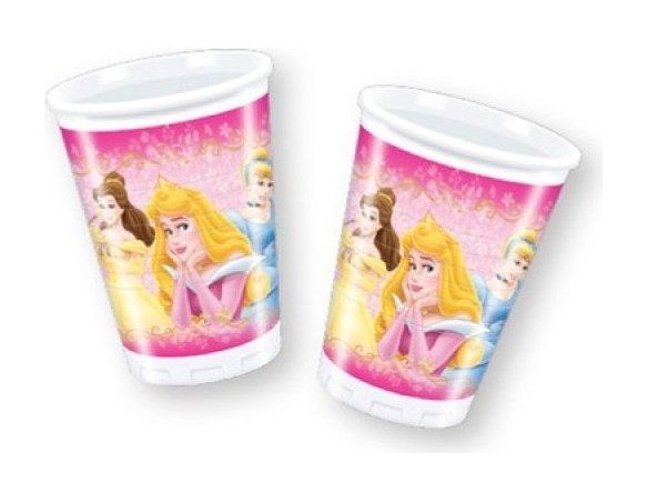 BICCHIERI PRINCESS PRINCIPESSE 8 PZ