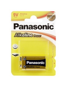 PILA BATTERIA 9V ALCALINA PANASONIC