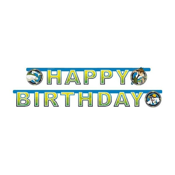 FESTONE BEN TEN HAPPY BIRTHDAY