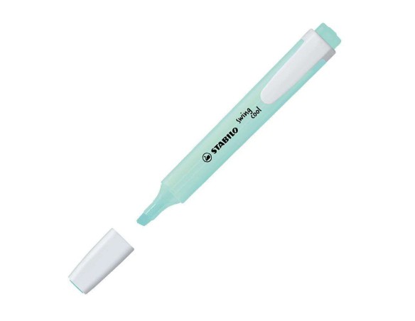 EVIDENZIATORE STABILO SWING COOL PASTEL 275/113-8 AZZURRO CARTA DA ZUCCHERO