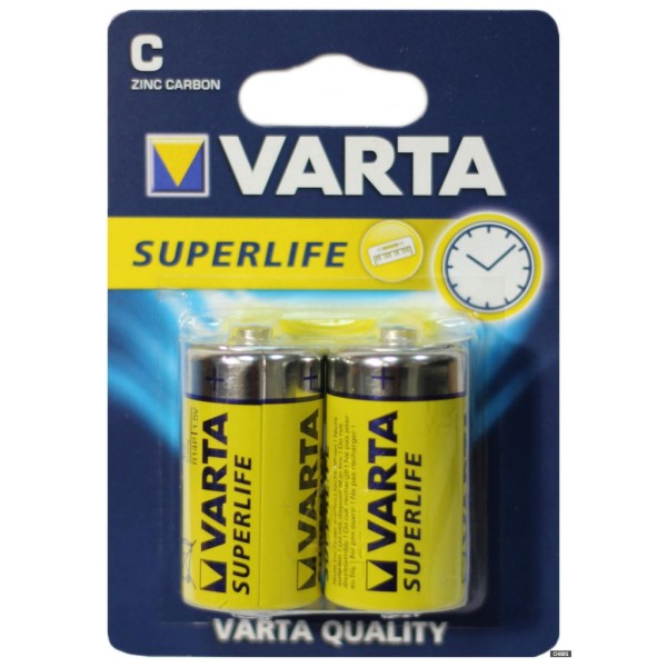 PILA ZINCO MEZZA TORCIA C 2PZ VARTA